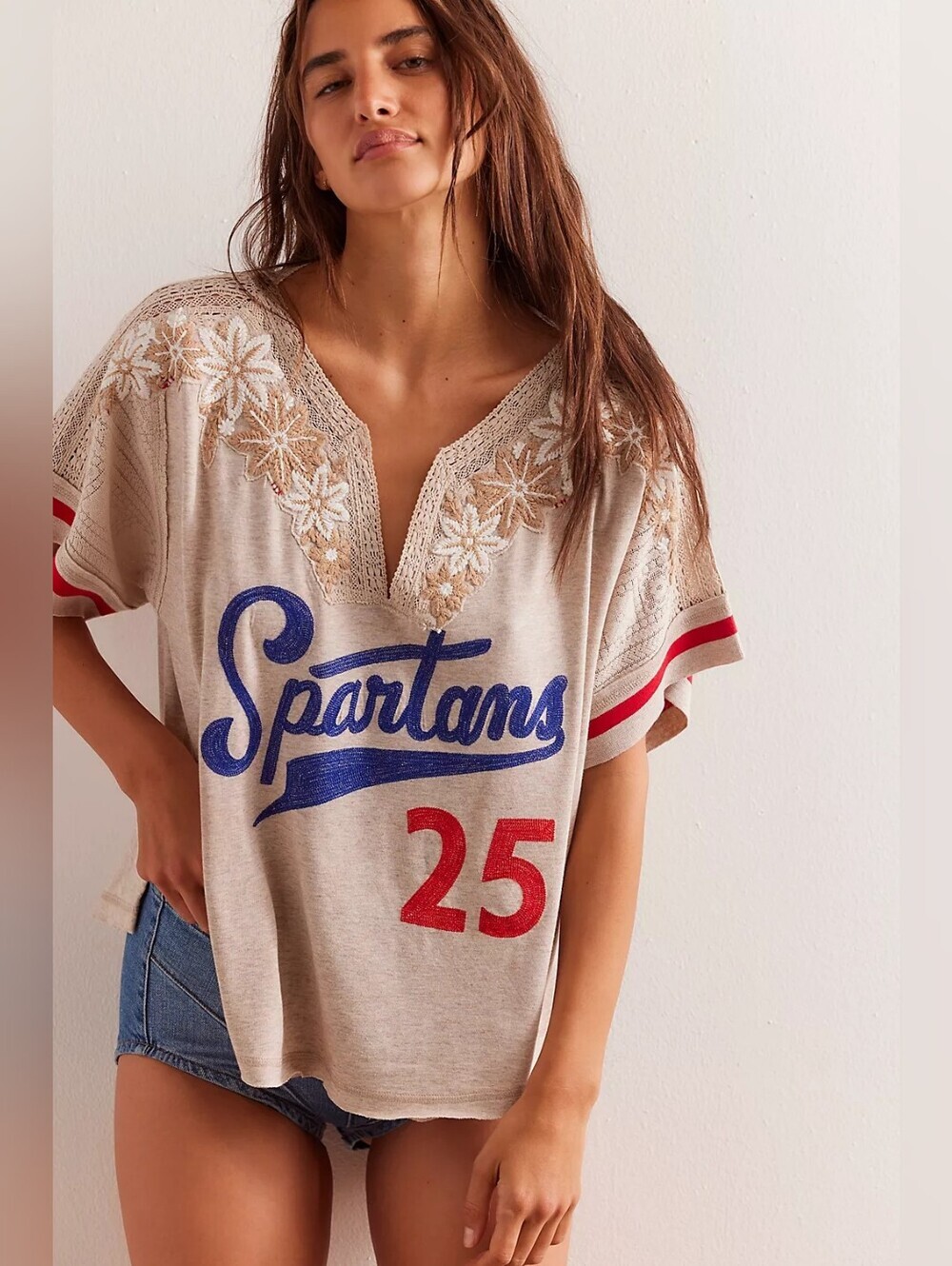 Free People - We The Free All About You Tee Size Medium SPARTANS RARE